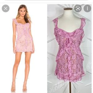 MAJORELLE ASHTON MINI DRESS IN CANDY PINK SIZE SMALL